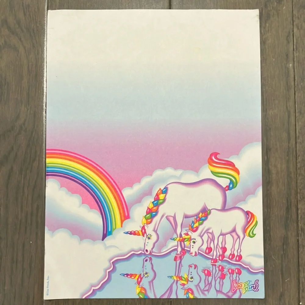 90s Vintage Club Lisa Frank Stationery Paper - Picture 4 of 14